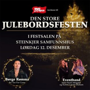 Billettsalg på nett av kultar til den store julebordsfesten med Børge Rømma. Det skjer i Steinkjer