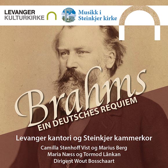 Billettsalg på nett av kultar.no til Brahms i Levanger Kulturkirke og Steinkjer Kirke. Det skjer i Steinkjer og Levanger og Trøndelag